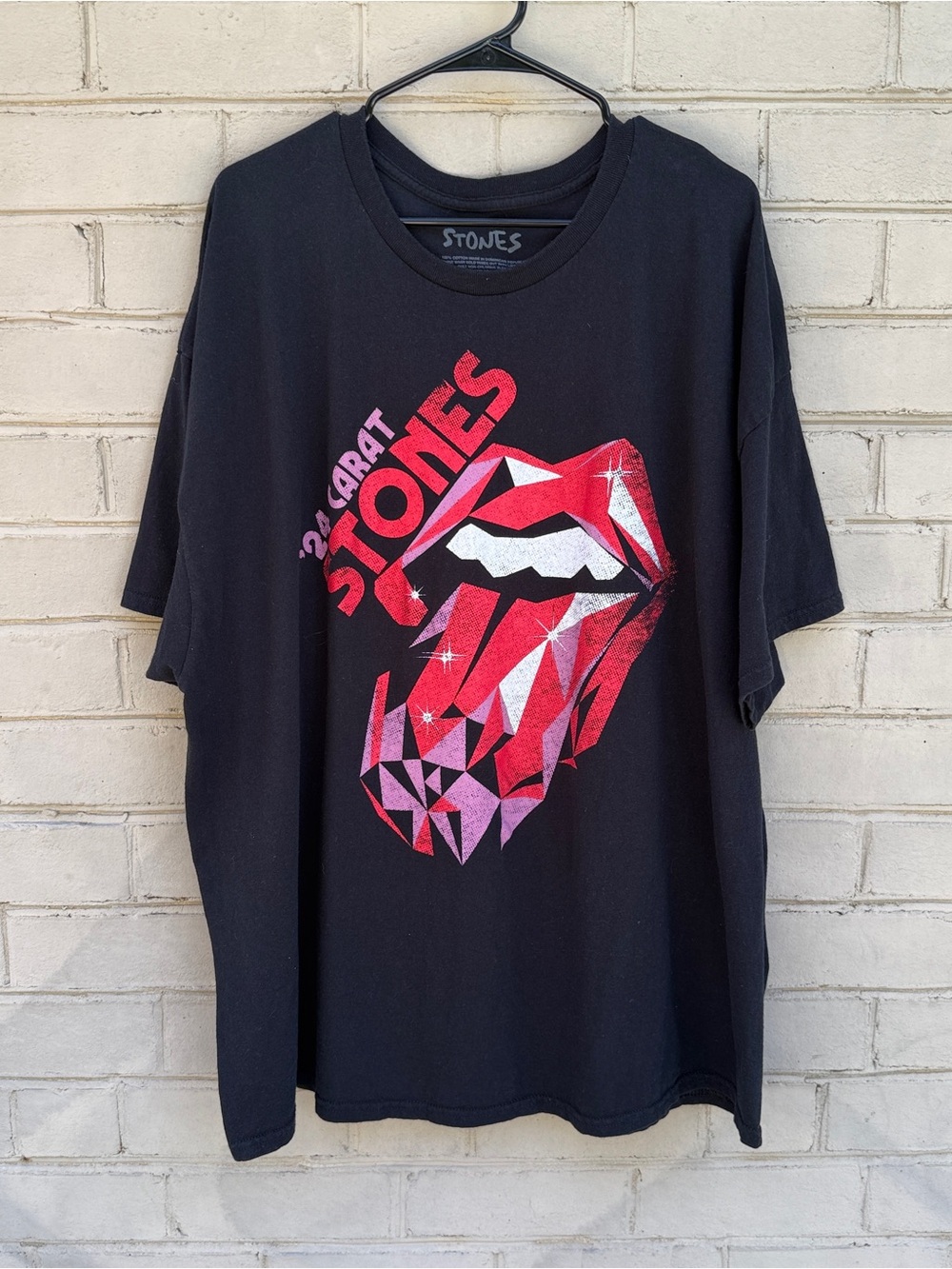 Rolling Stones 2024 Carat Tour Shirt Size XXL